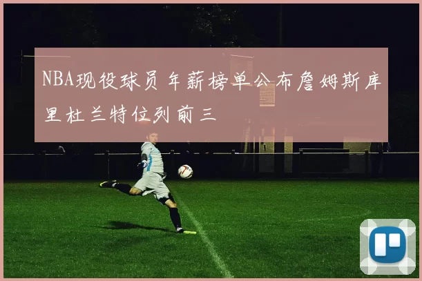 NBA现役球员年薪榜单公布詹姆斯库里杜兰特位列前三