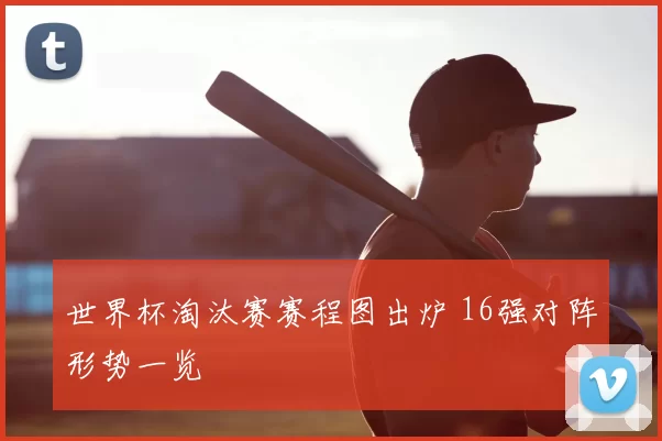世界杯淘汰赛赛程图出炉 16强对阵形势一览