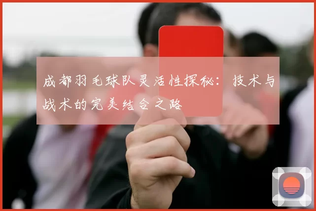 成都羽毛球队灵活性探秘:技术与战术的完美结合之路