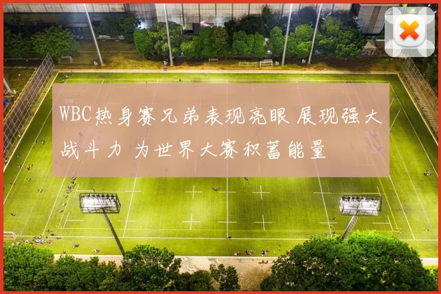 WBC热身赛兄弟表现亮眼 展现强大战斗力 为世界大赛积蓄能量